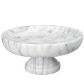 Marble Quartz Stone Fruit Dans Un Bol Sur Pied